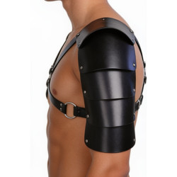 Shoulder Protector Harness Leatherette Black Adjustable (T9080)