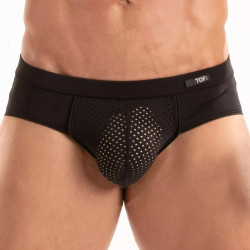 ToF Paris Temptation Microfiber Brief Underwear Black (T12181)