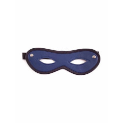 Rouge Leather Open Eye Mask Blue (T11429)