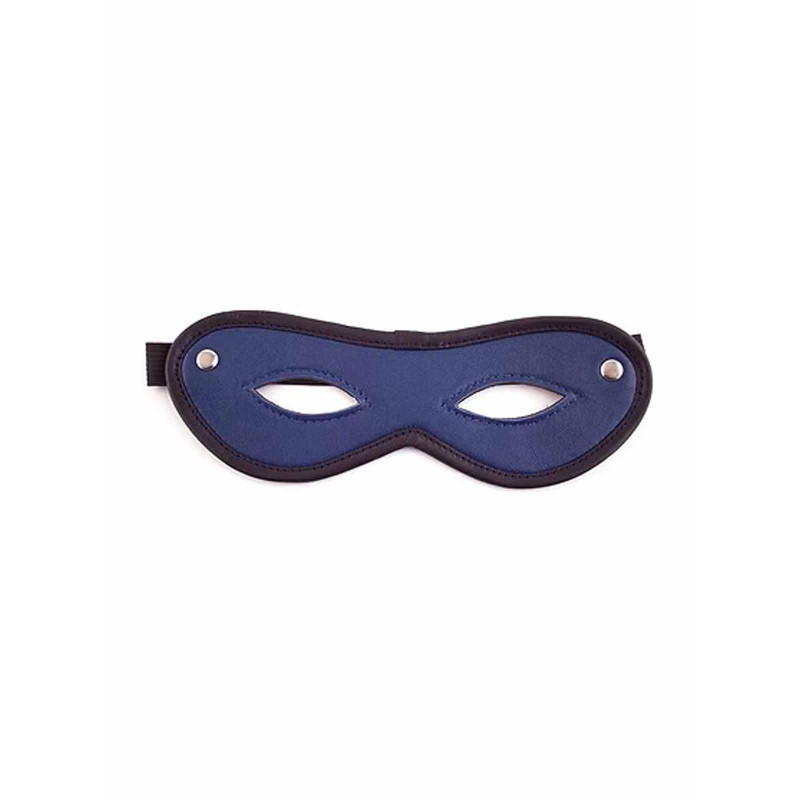 Rouge Leather Open Eye Mask Blue (T11429)