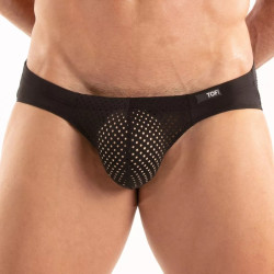 TOF Paris Temptation Microfiber Mini Brief Underwear Black (T12175)