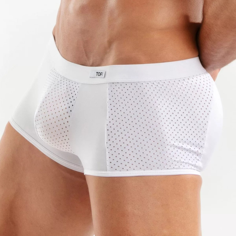 ToF Paris Temptation Microfiber Trunk Underwear White (T12188)