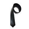 Rouge Leather Tie Black (T11412)