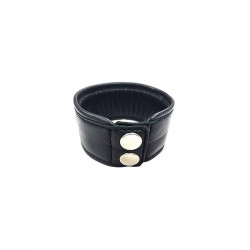 Rouge Leather Wrist Band Black (T11643)